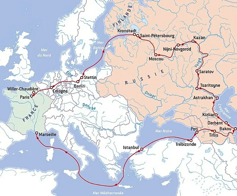 Dumas' 2-Year Journey to Russia