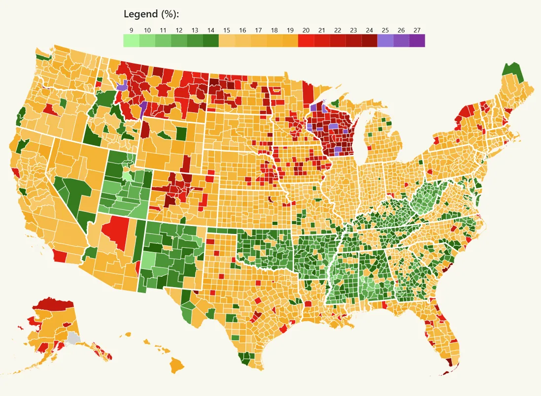America's Drinking Counties