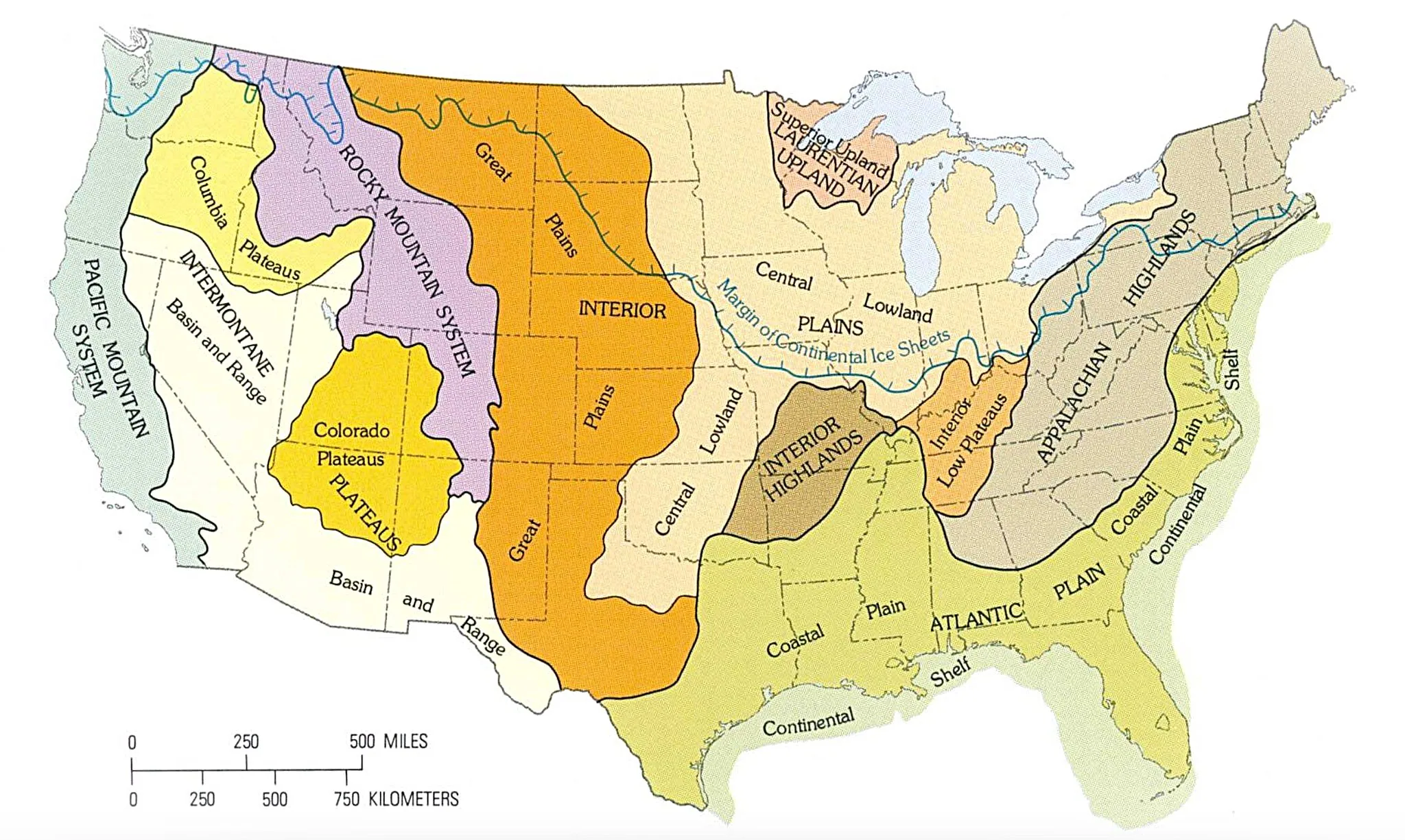 U.S. Terrain Regions