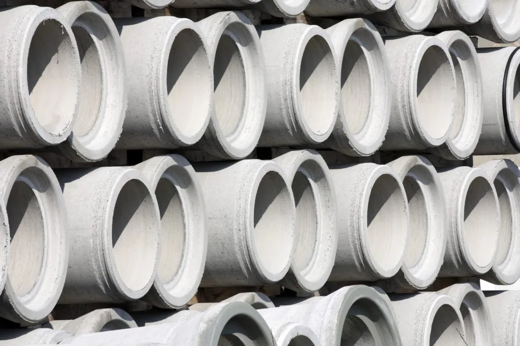 concrete pipes