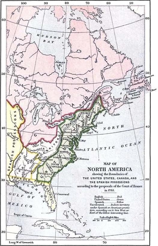 What America Almost Looked Like France's Audacious 1782 Map