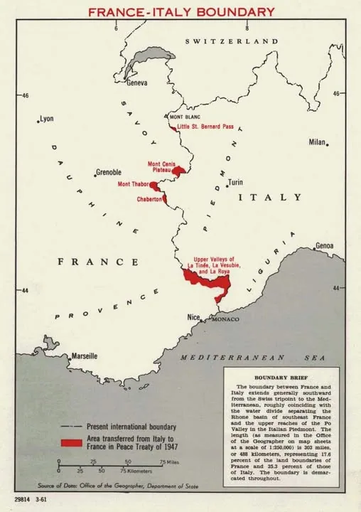 How Italy Lost a Slice of the Alps The 1947 Peace Treaty Boundary Shift