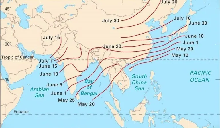 Chasing the Monsoon How Asia's Life-Giving Rains March Across a Continent