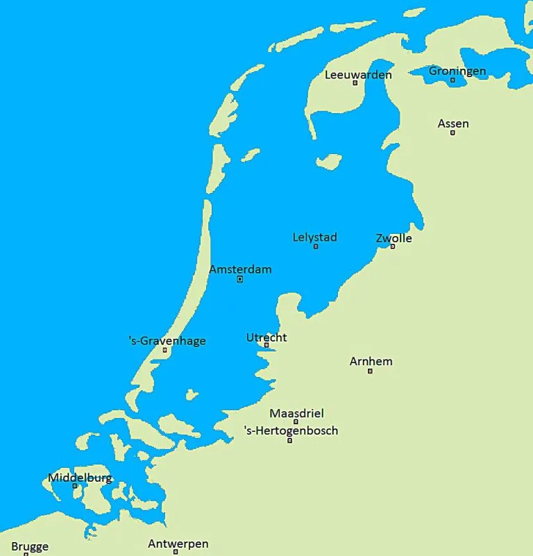 Netherlands without dikes