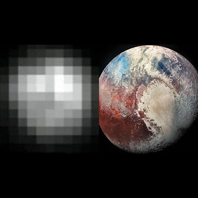 Pluto (1994 vs. 2019)