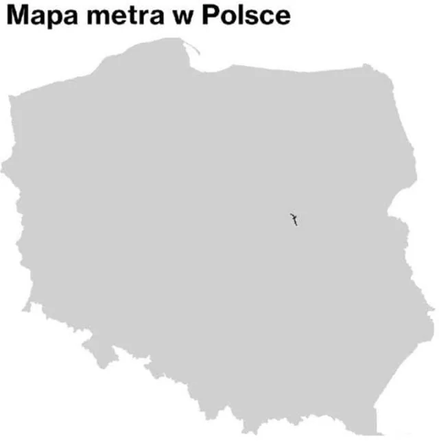 Poland's only subway line