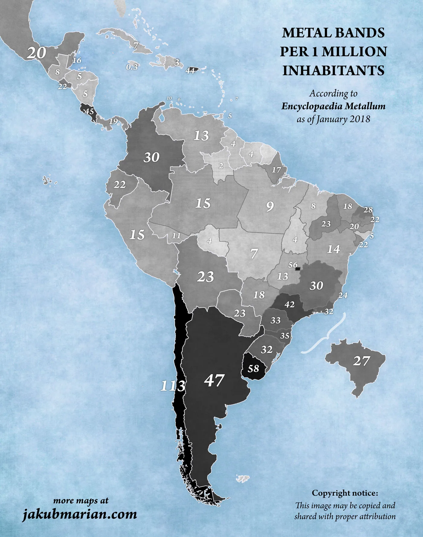 Metal Bands in South America