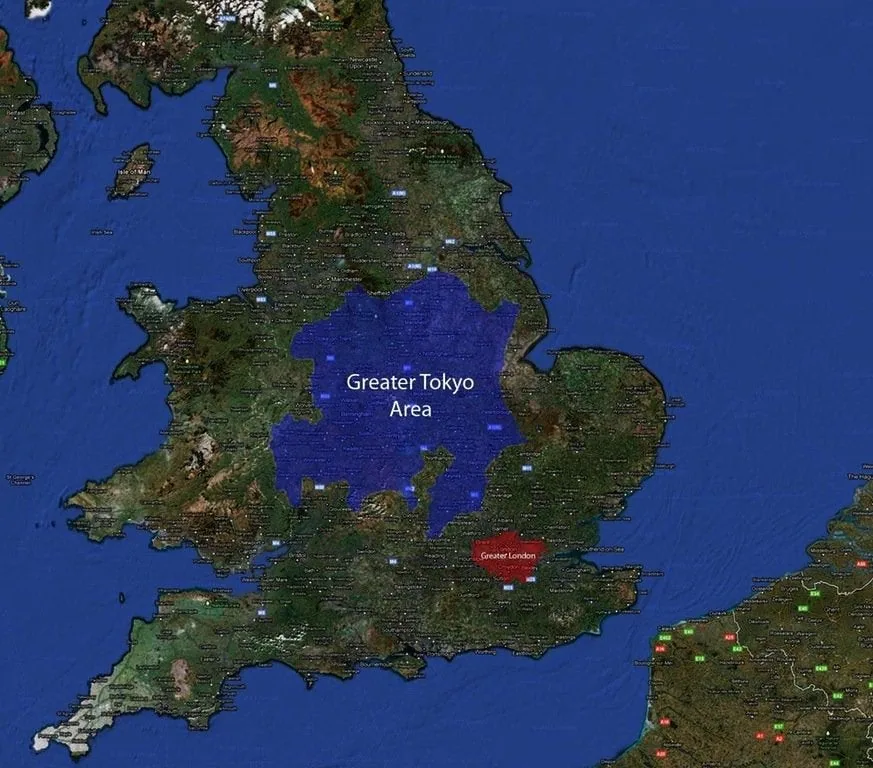 Greater Tokyo vs Greater London