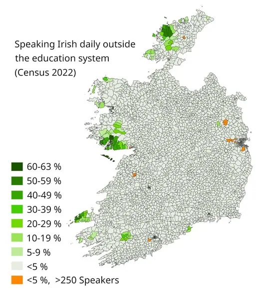 Where Irish Is Still Truly Alive What the 2022 Census Tells Us
