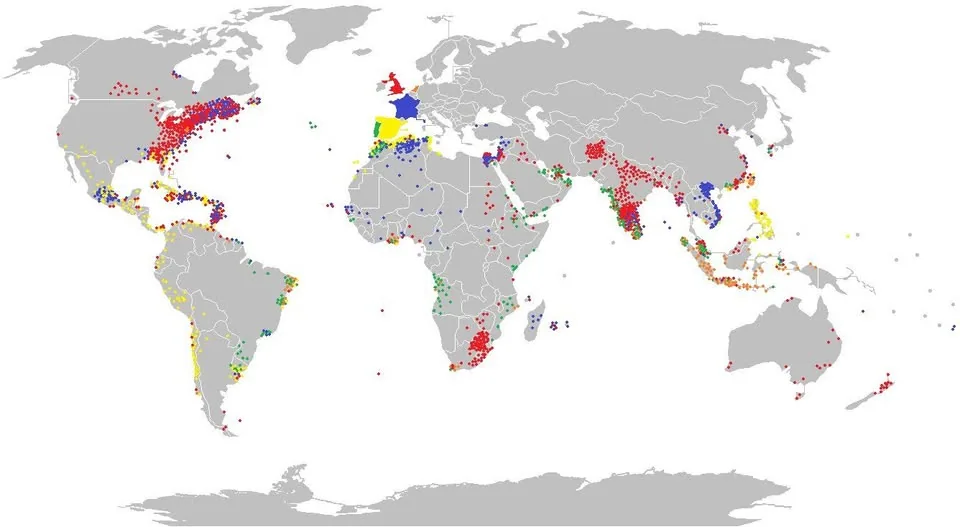 The World's Colonial Footprint How a Few European Nations Shaped the Entire Globe